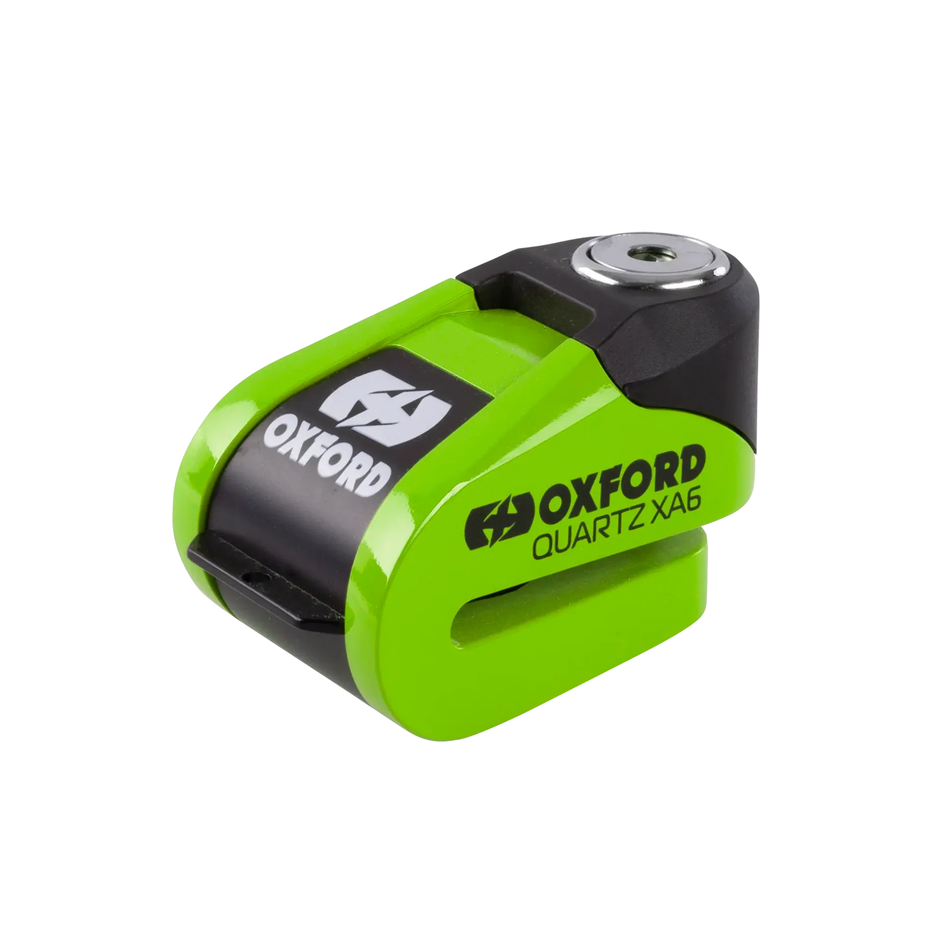 Oxford Quartz XA6 Alarm Disc Lock 6mm Pin (Green)