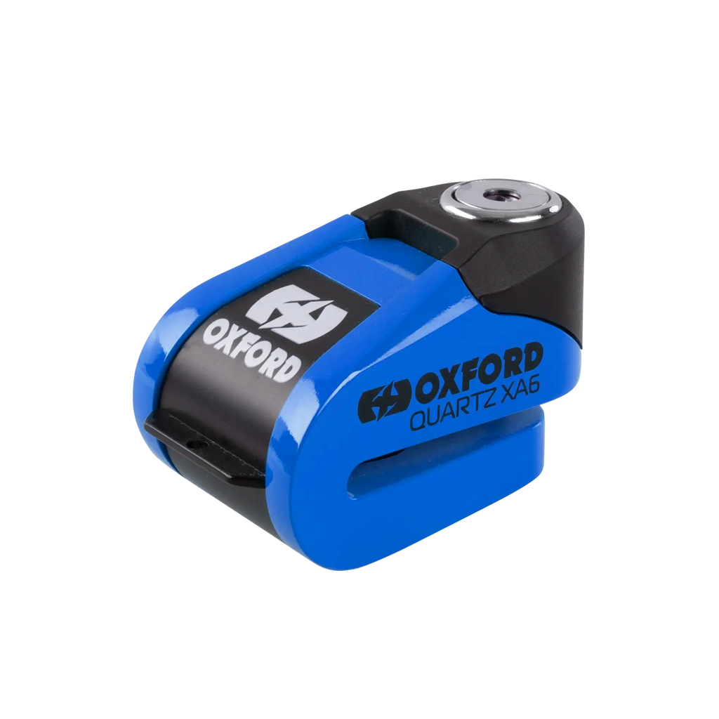 Oxford Quartz XA6 Alarm Disc Lock 6mm Pin (Blue)