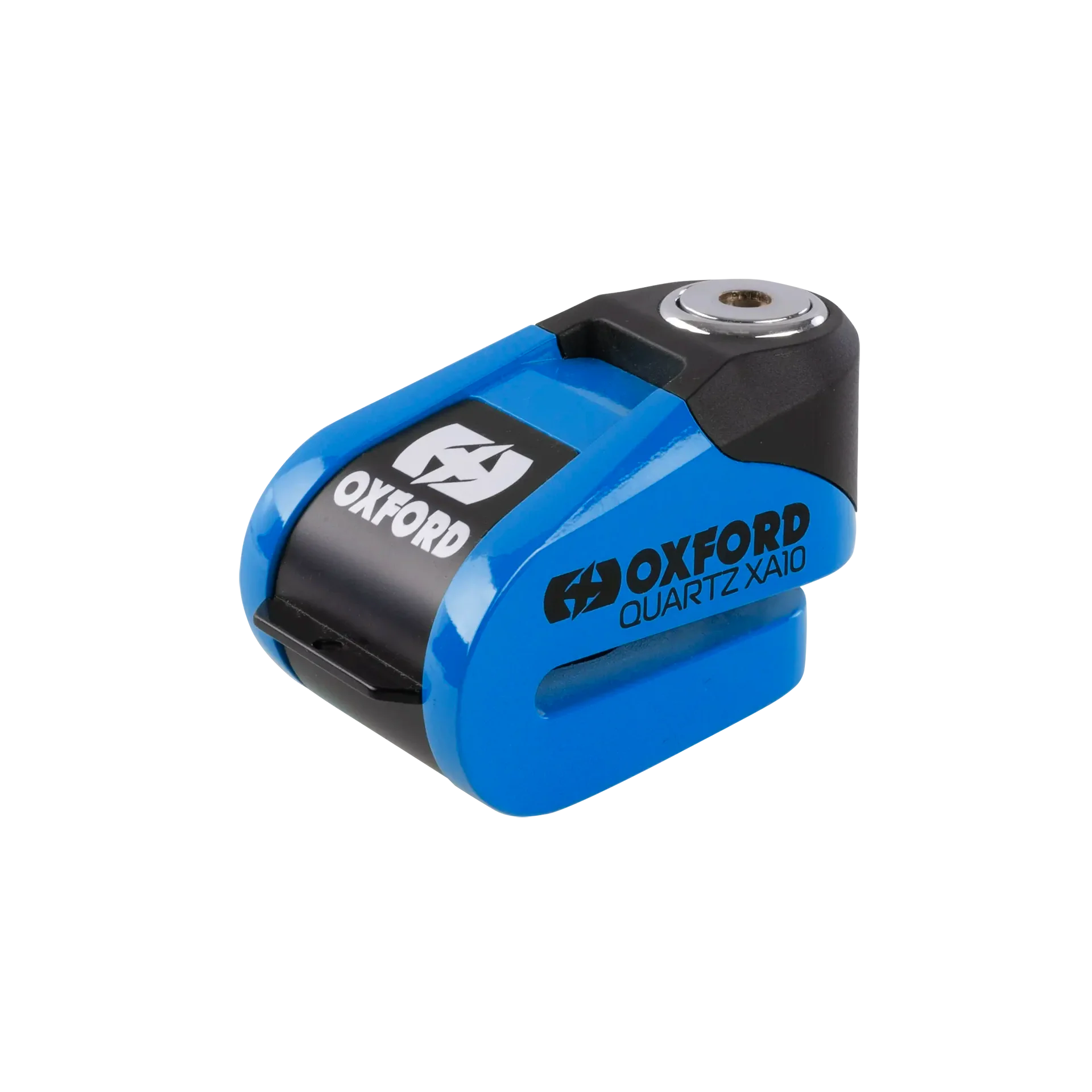 Oxford Quartz XA10 Alarm Disc Lock 10mm Pin (Blue)