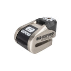 Oxford Quartz XA10 Alarm Disc Lock 10mm Pin (Chrome)