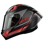 Nolan X-804 RS Hot Lap Motorcycle  Helmet (Carbon Red) **LAST ONE**