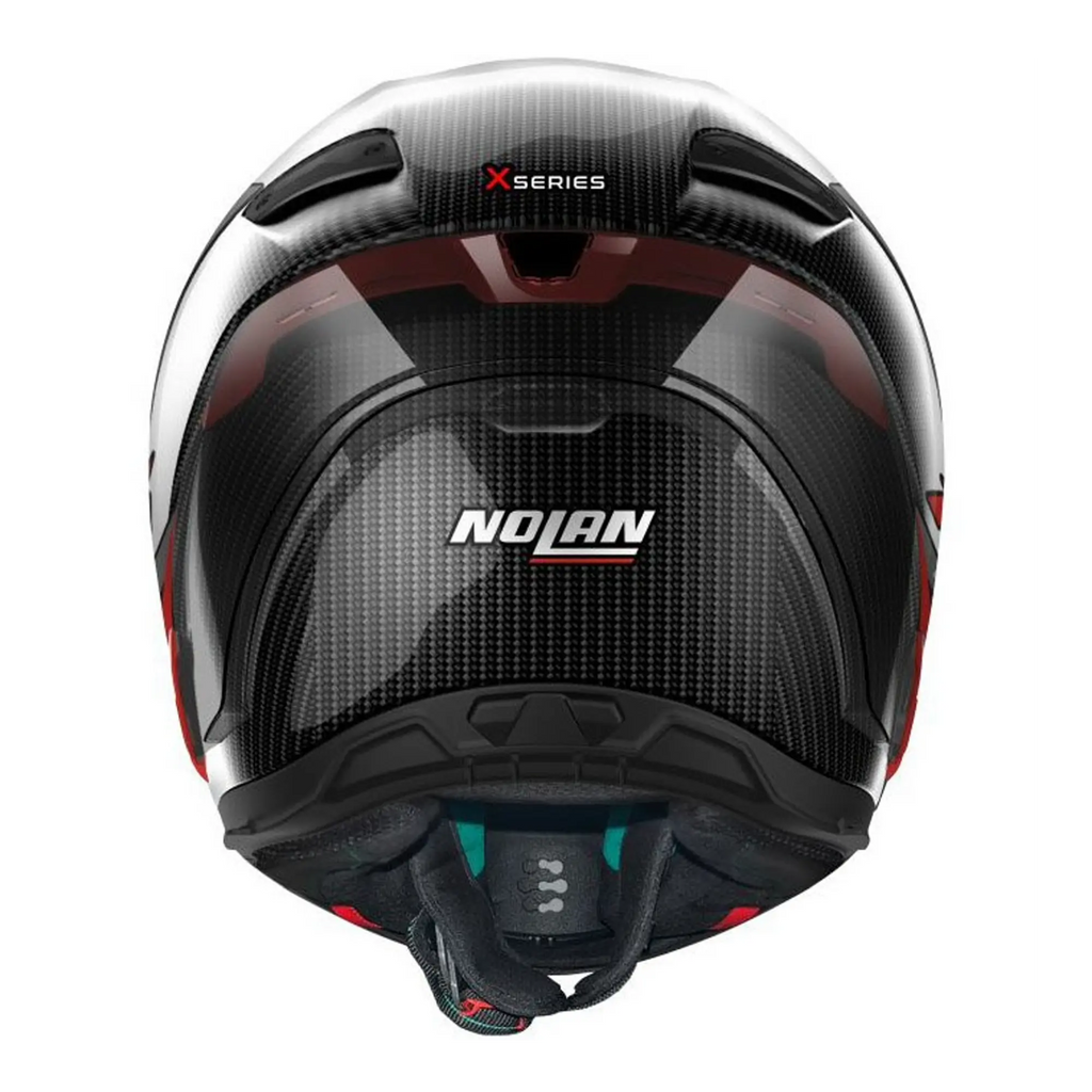 Nolan X-804 RS Hot Lap Motorcycle  Helmet (Carbon Red) **LAST ONE**