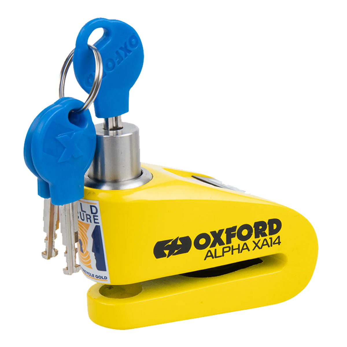 Oxford Alpha XA14 Alarm Disc Lock (14mm Pin)