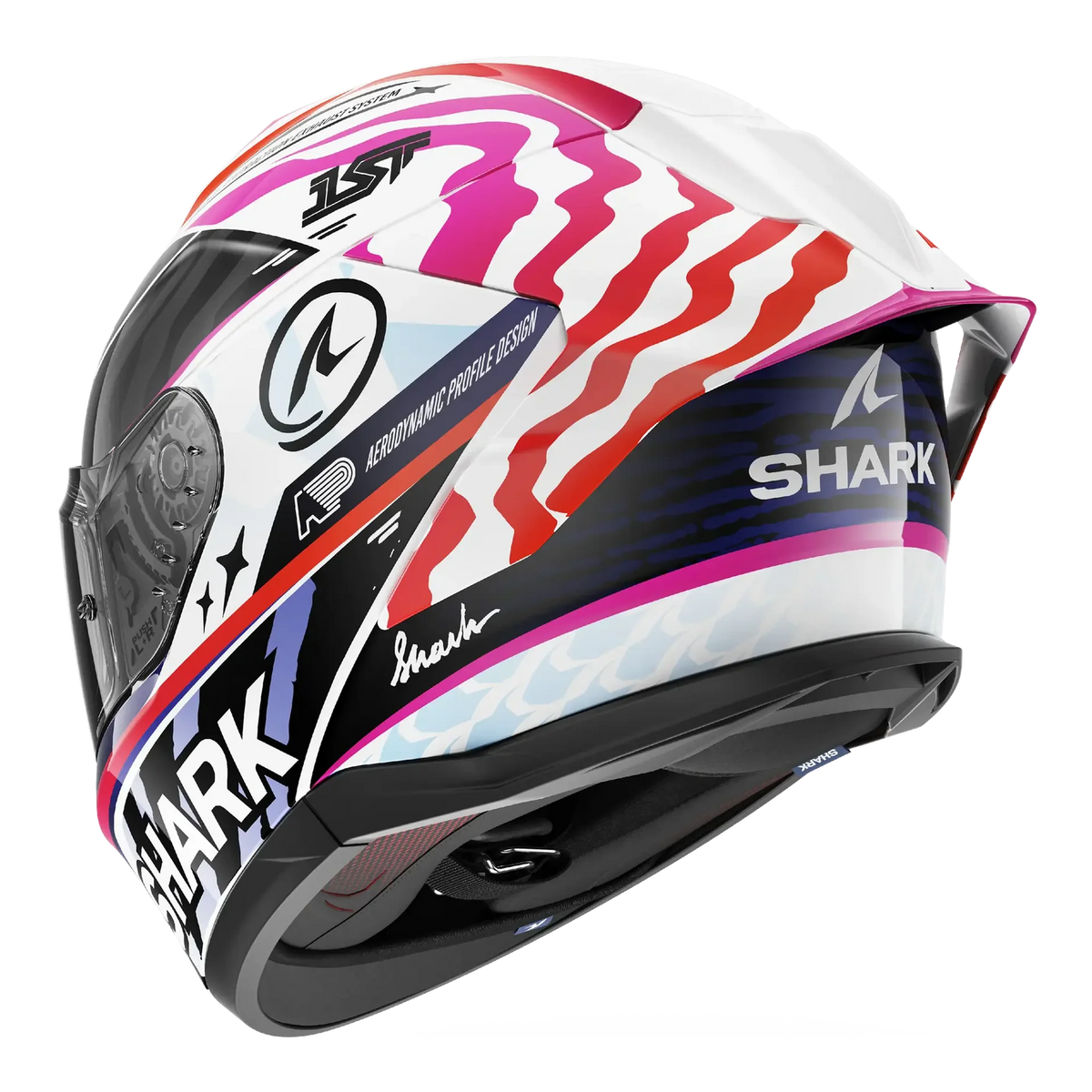 Shark Skwal Cup Speed-Fancy Helmet (White/Black/Orange)