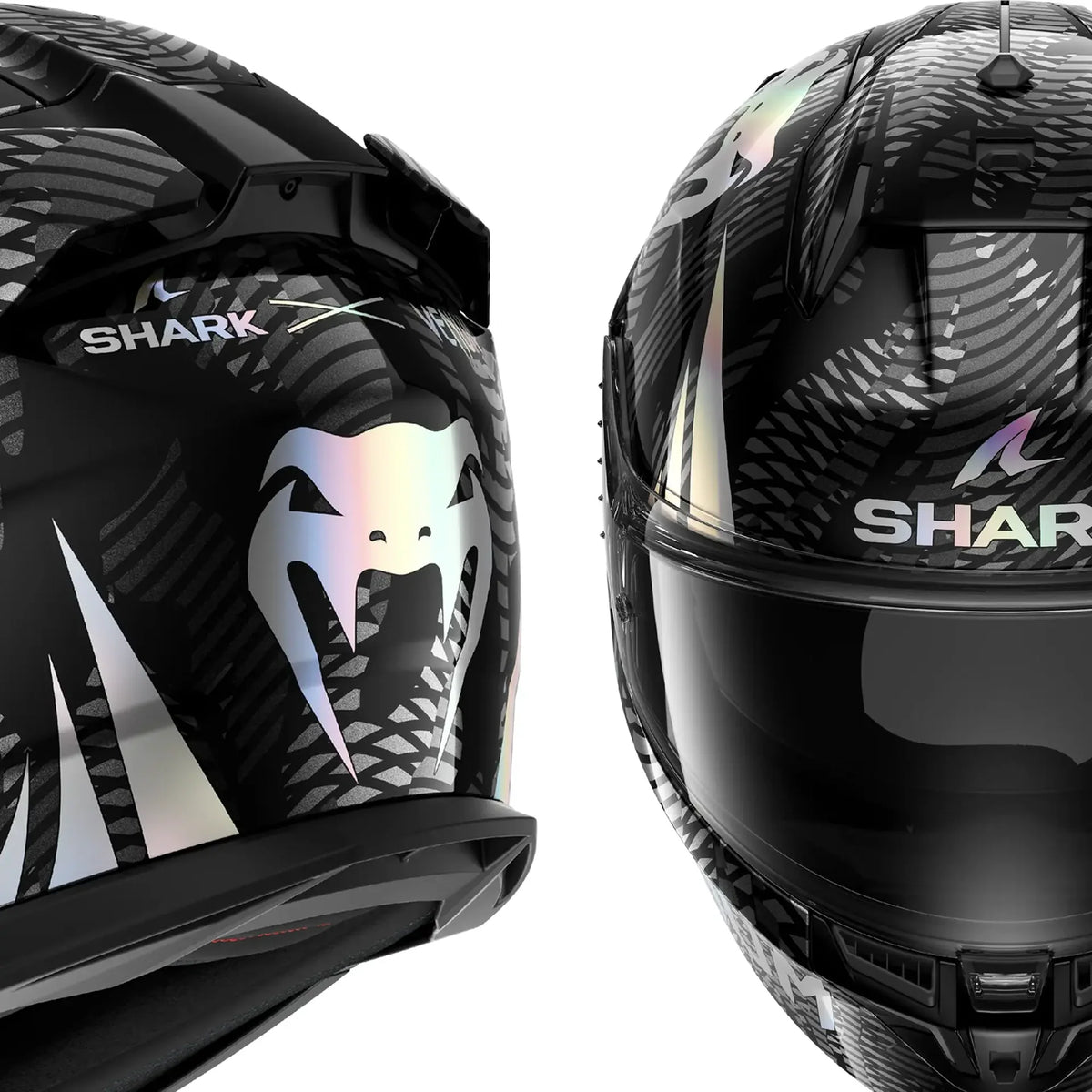 Shark D-Skwal 3 VENUM Helmet (Black/Chrome/Anthracite)