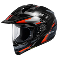 Shoei HORNET ADV 06 Invigorate TC-1 Adventure Helmet (Black/Red)