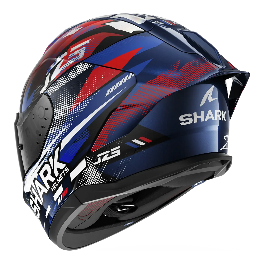 Shark Skwal Cup Replica Zarco GP France Helmet (Blue/Chrome/Red)