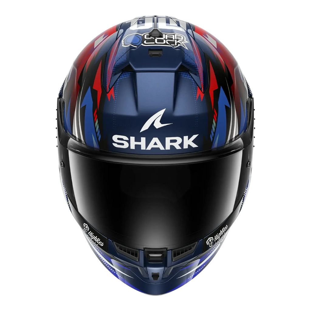 Shark Skwal Cup Replica Zarco GP France Helmet (Blue/Chrome/Red)