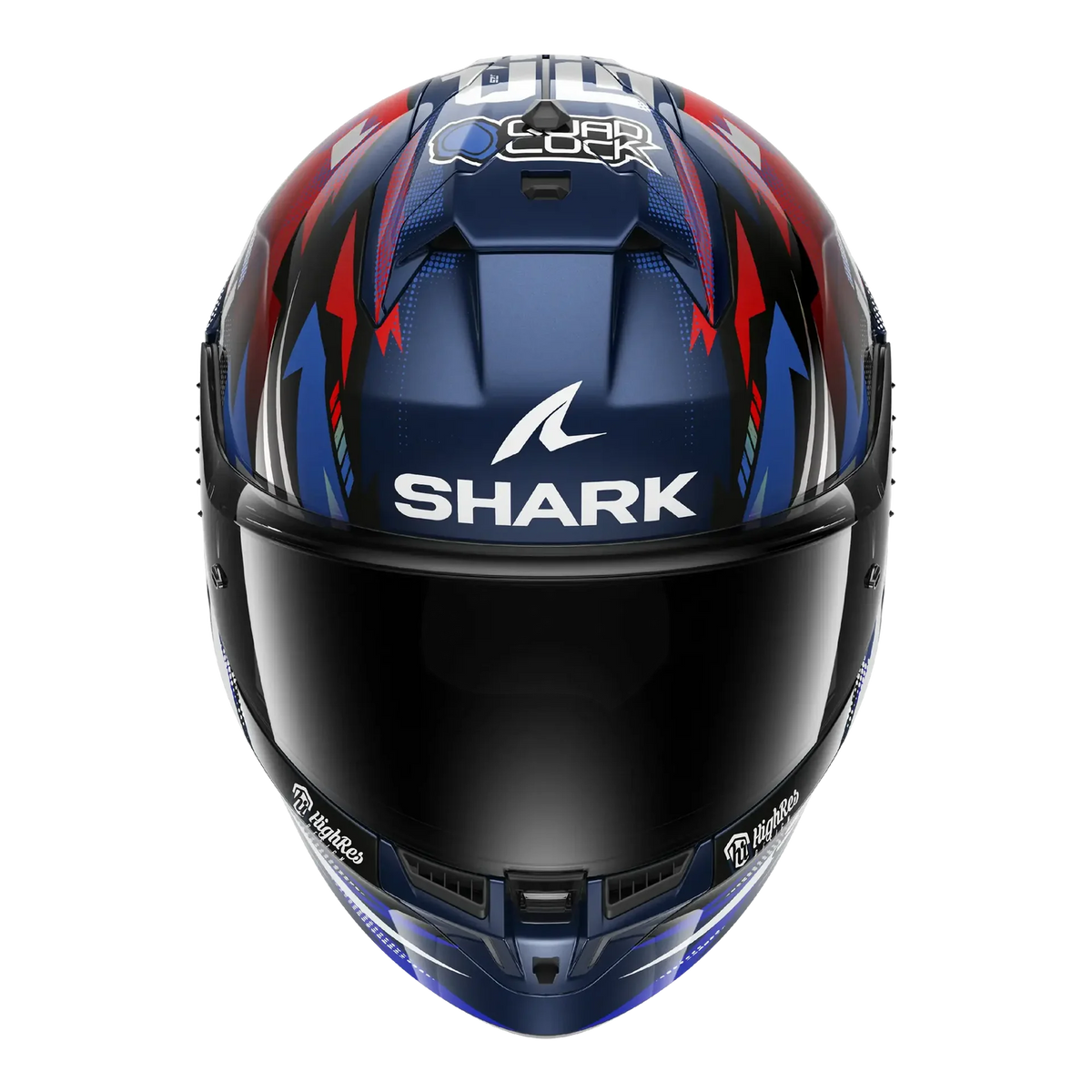 Shark Skwal Cup Replica Zarco GP France Helmet (Blue/Chrome/Red)