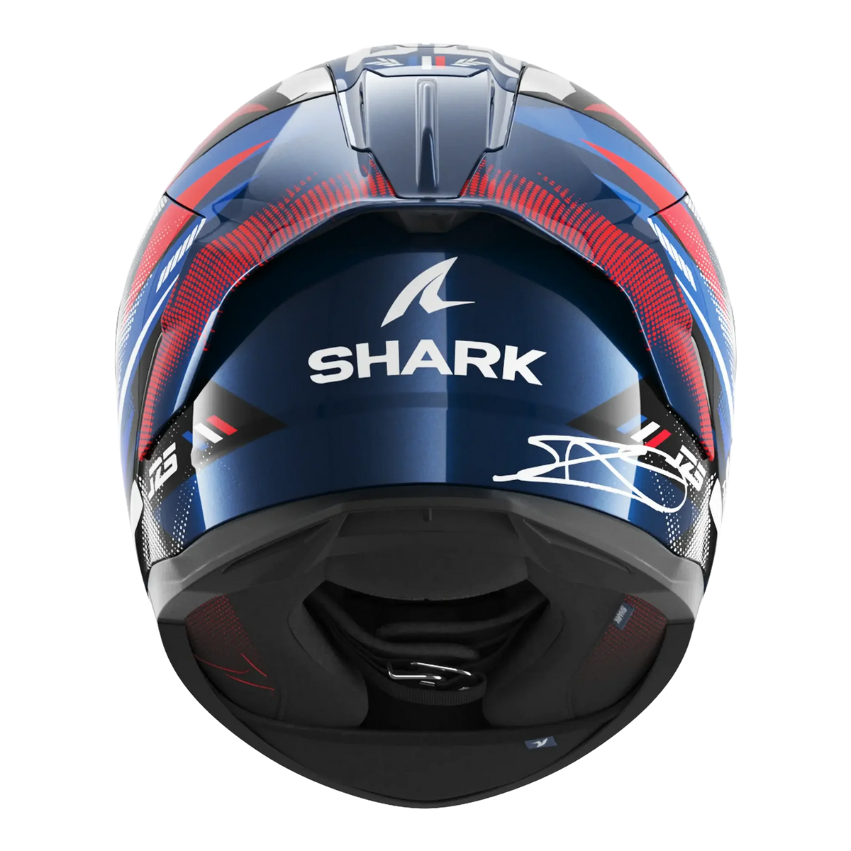 Shark Skwal Cup Replica Zarco GP France Helmet (Blue/Chrome/Red)