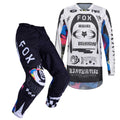 FOX Racing 180 IMAGE COSMO MX Jersey & Pant Kit Deal (White/Black)