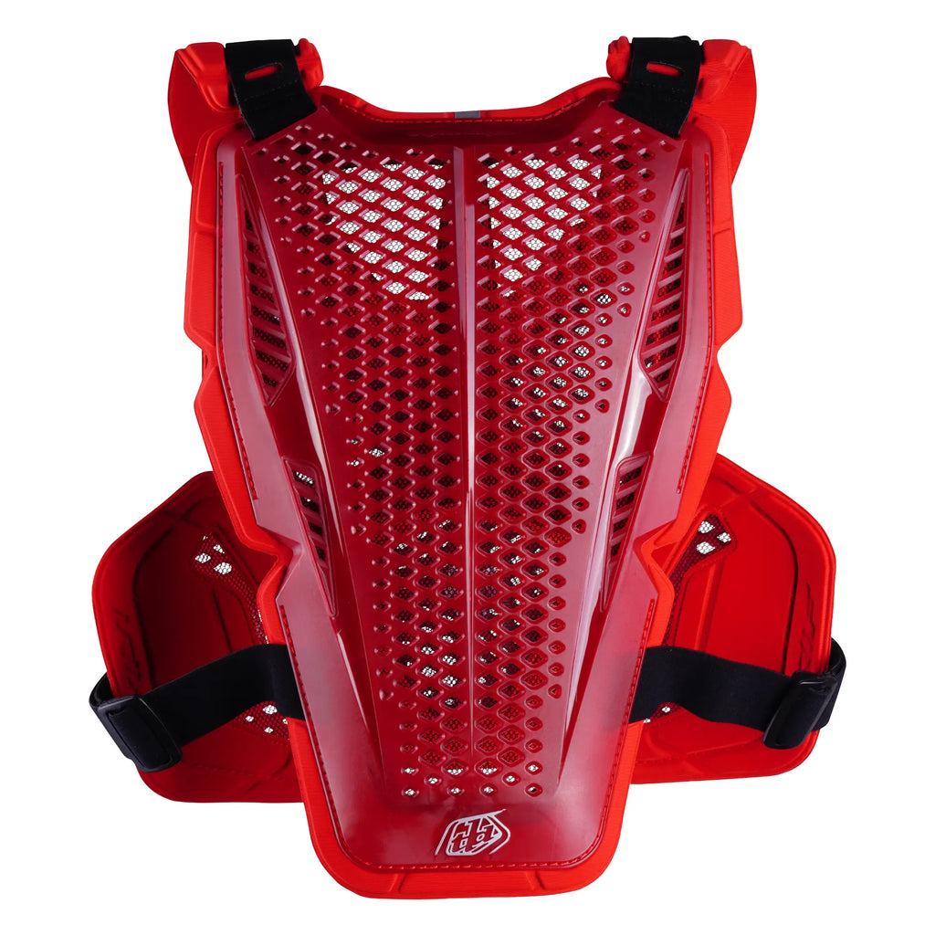 Troy Lee Designs ROCKFIGHT PRO v27 MX | MTB Chest Protector (Translucent Red)